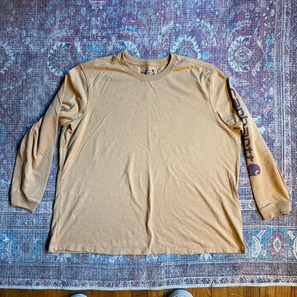 Carhartt women’s 2XL Tan Long Sleeve Shirt